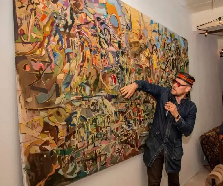 Artist Martin Saar Viscosa Culture Factory in Hiiumaa. what to do in Hiiumaa and where to go with children. 