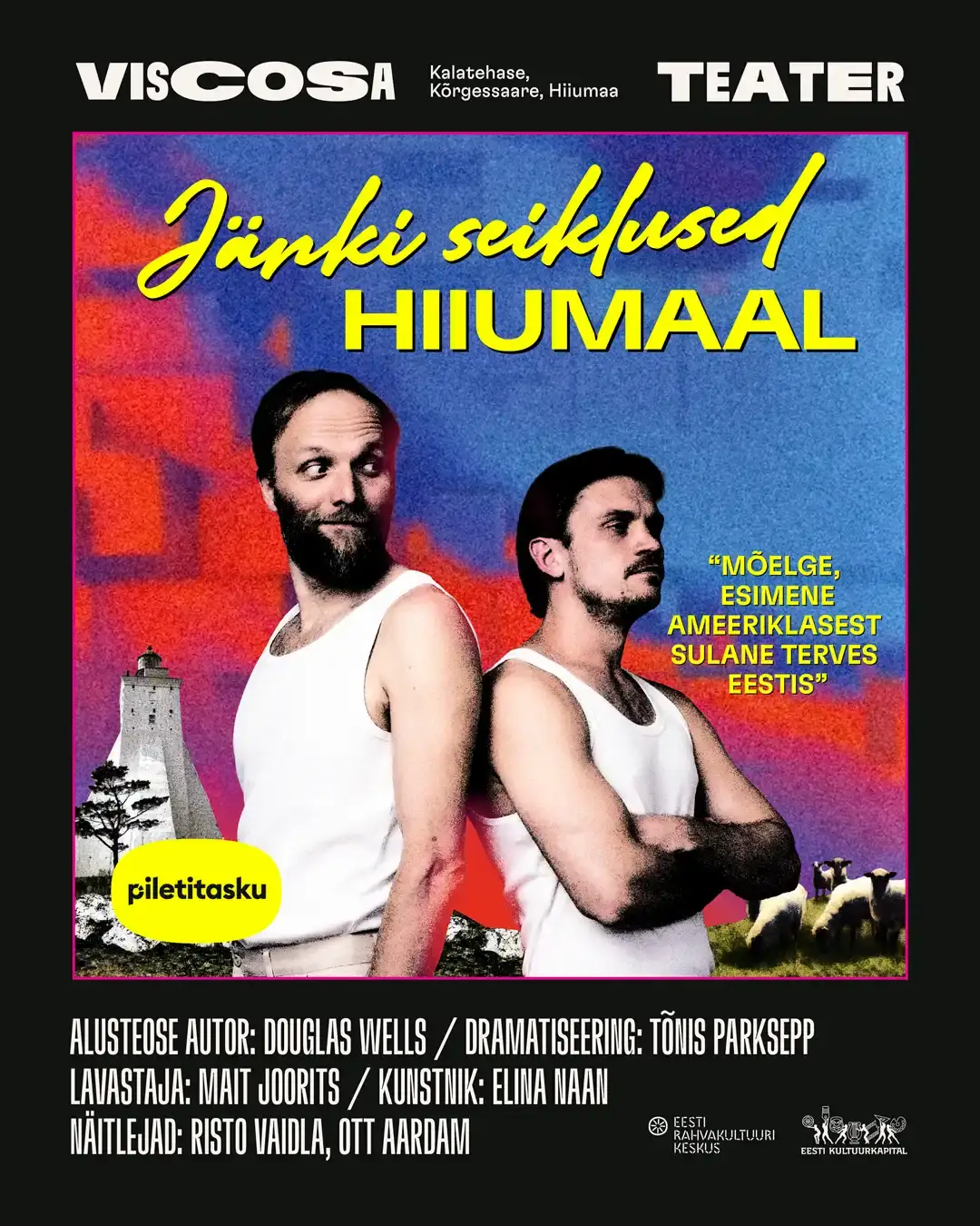 Jänki seiklused Hiiumaal suvelavastused ja teatrietendused Hiiumaal Viscosa kultuuritehas. kuhu minna lastega  suveteater