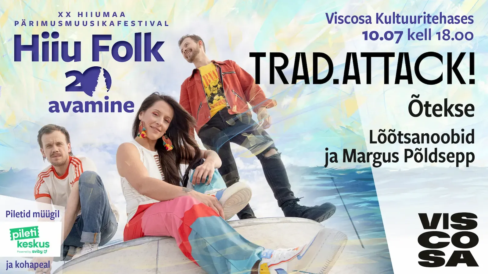 Hiiu Folk trad Attack Viscosa kultuuritehases Hiiumaal